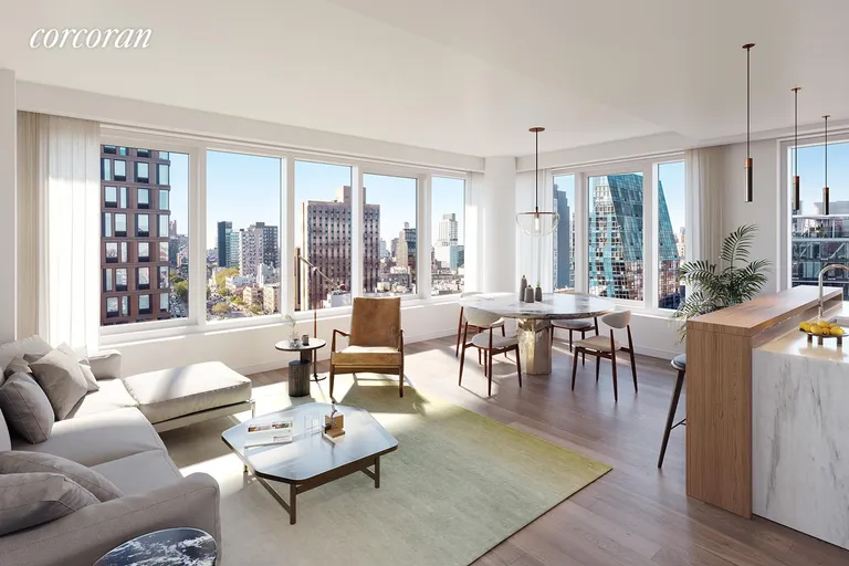 New York City Real Estate | View 202 Broome Street, 8A | 3 Beds, 3 Baths | View 1