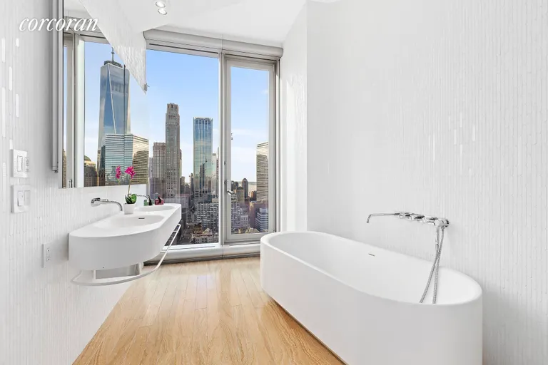 New York City Real Estate | View 56 Leonard Street, 34B EAST | You'll never want to leave your tub! | View 8