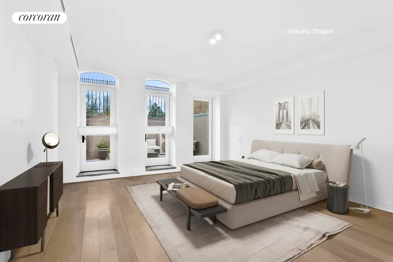 New York City Real Estate | View 148 Columbia Heights, 1 | Lower Level Bedroom | View 11