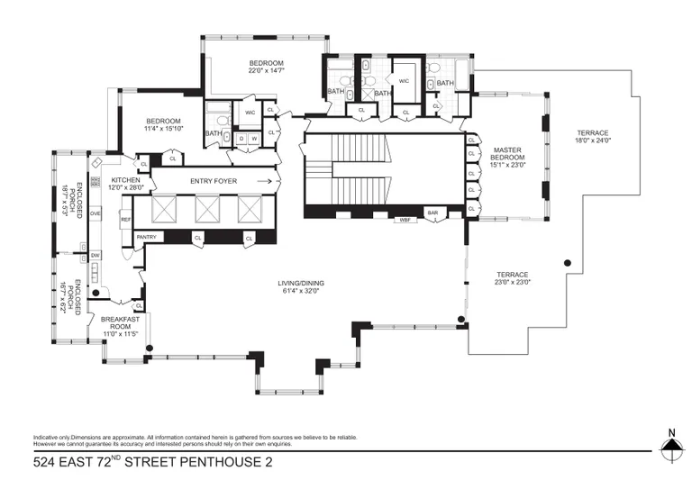 524 East 72Nd Street, PH2 | floorplan | View 31