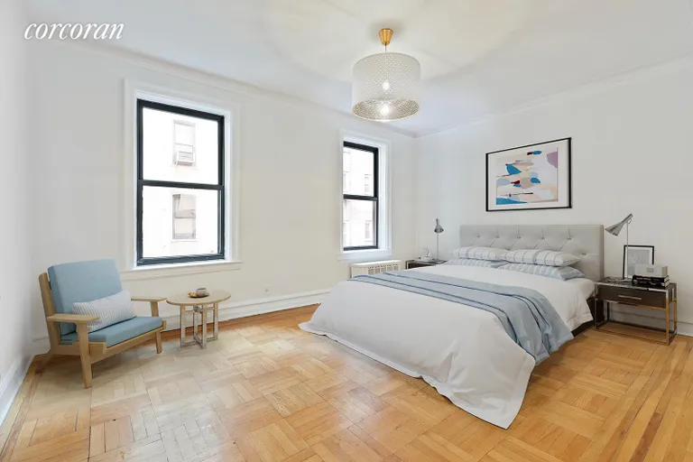 New York City Real Estate | View 61 Eastern Parkway, 2D | Virtually staged to show bedroom  | View 13