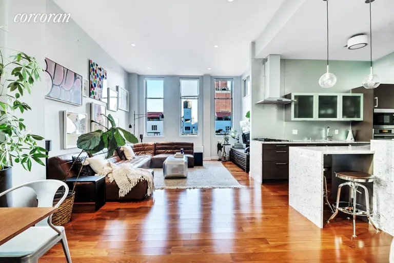 New York City Real Estate | View 115 Fourth Avenue, 6H | Airy Living Space  | View 5