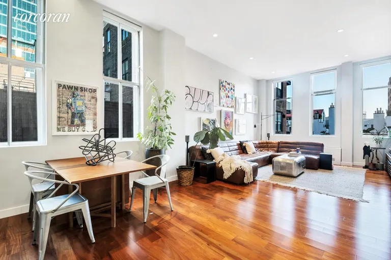 New York City Real Estate | View 115 Fourth Avenue, 6H | Great Room w. 11' Ceilings & 7' Windows  | View 4