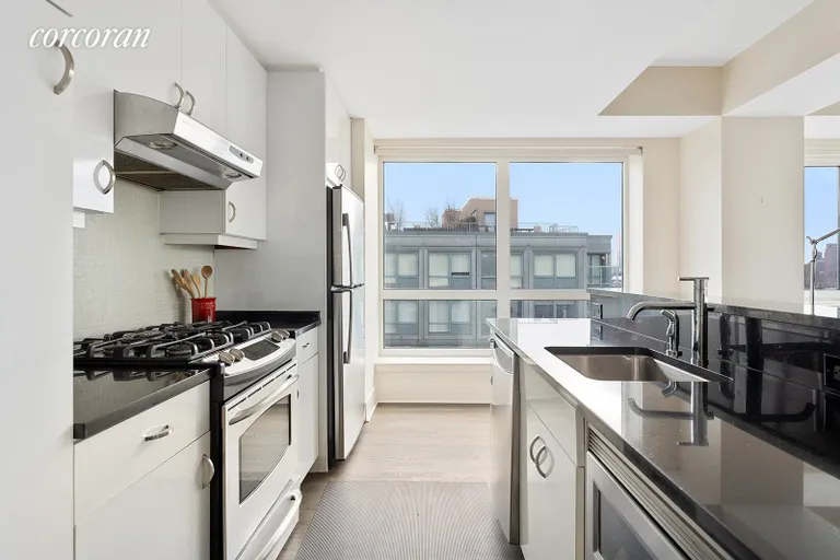 New York City Real Estate | View 440 Kent Avenue, 15A | Open Kitchen | View 6