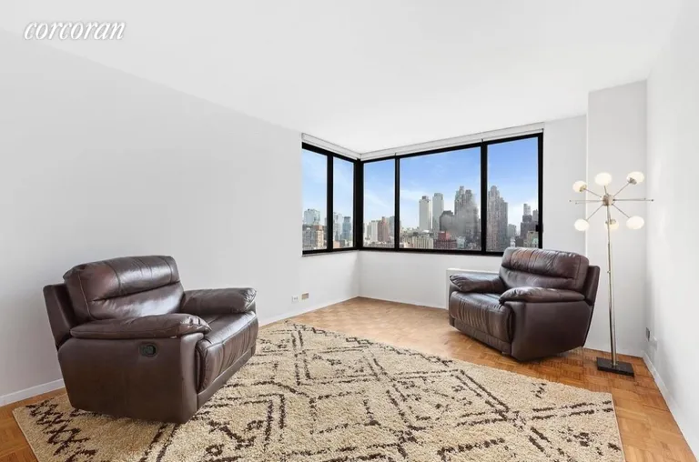 New York City Real Estate | View 350 West 50th Street, 25G | 1 Bed, 1 Bath | View 1