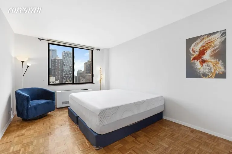 New York City Real Estate | View 350 West 50th Street, 25G | Bedroom | View 2