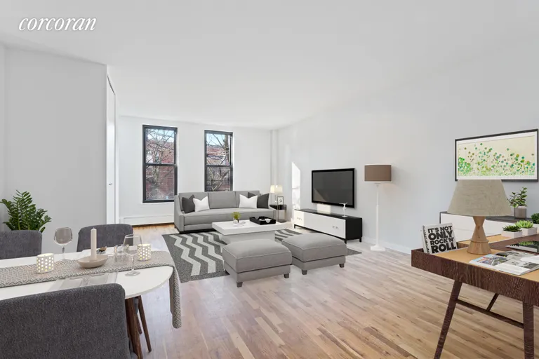 New York City Real Estate | View 79 President Street, 6A1 | 2 Beds, 1 Bath | View 1
