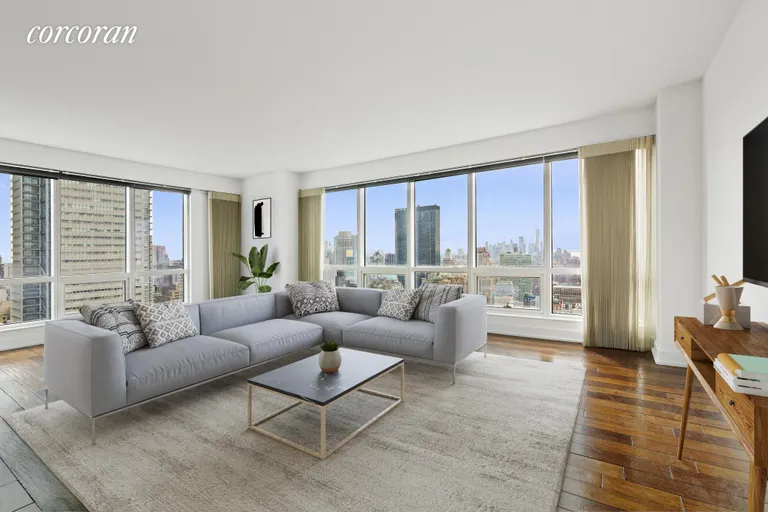 New York City Real Estate | View 350 West 42Nd Street, 44G | 2 Beds, 2 Baths | View 1
