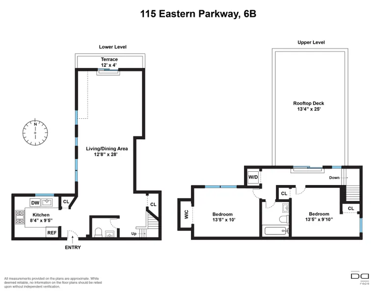115 Eastern Parkway, 6B | floorplan | View 11
