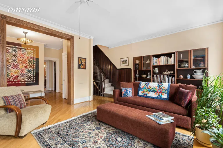 New York City Real Estate | View 461 11th Street | Adjacent study makes a perfect reading room. | View 2