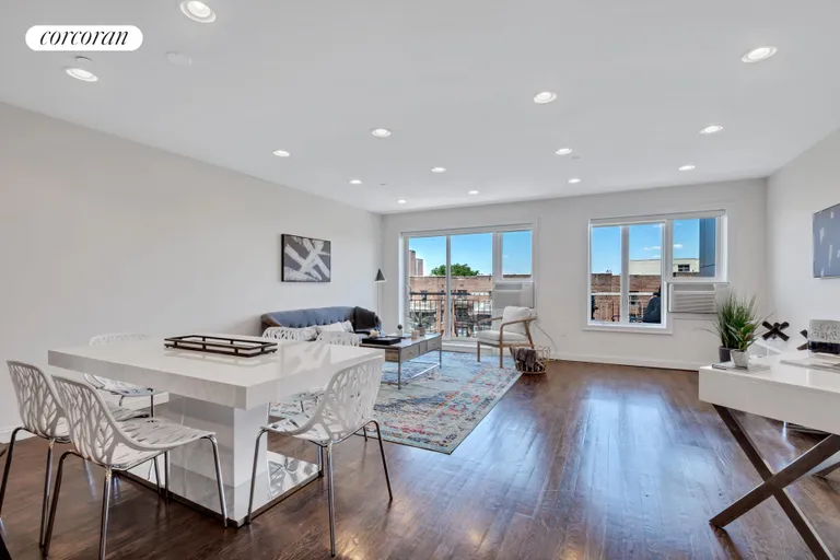 New York City Real Estate | View 1138 Ocean Avenue, 7D | Living Room | View 3