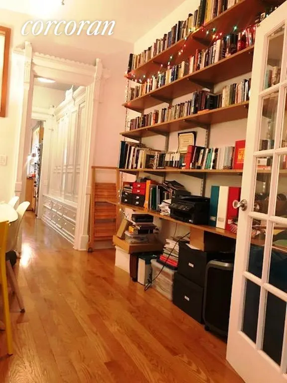 New York City Real Estate | View 131A Noble Street, 2 | Bookshelves in Home Office | View 3
