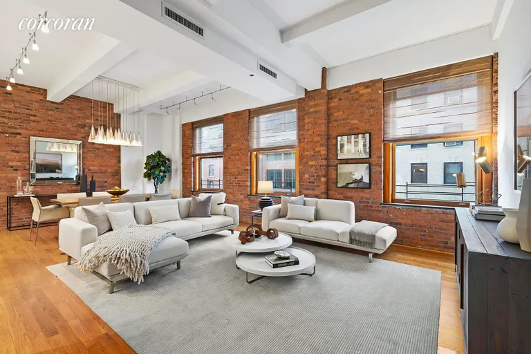 New York City Real Estate | View 161 Hudson Street, 4A | 3 Beds, 2 Baths | View 1