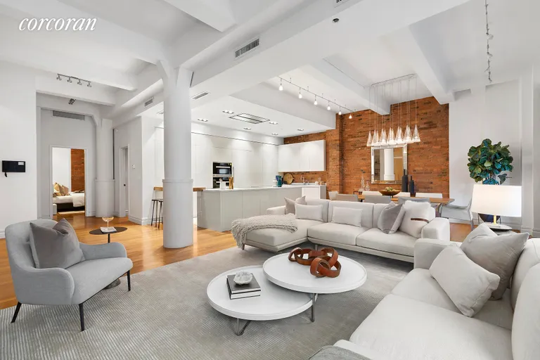 New York City Real Estate | View 161 Hudson Street, 4A | Living Room | View 2