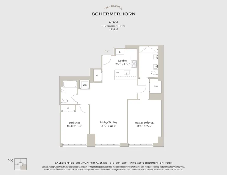 211 Schermerhorn Street, 5C | floorplan | View 1