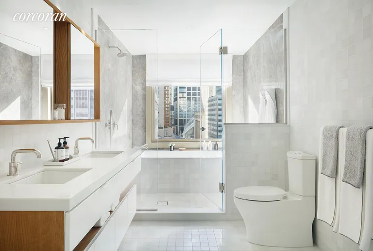 New York City Real Estate | View 30 Warren Street, PH2 | Bathroom | View 9