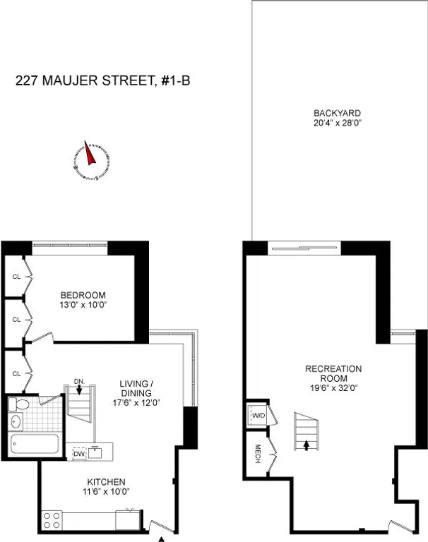 227 Maujer Street, 1B | floorplan | View 8