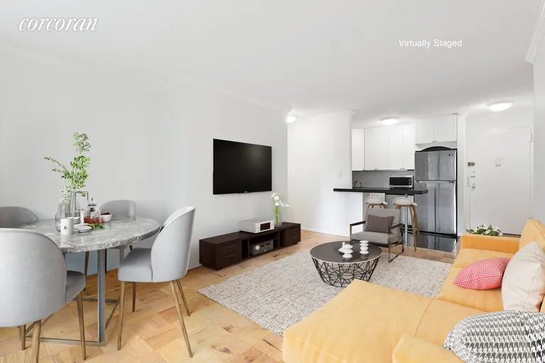 New York City Real Estate | View 130 West 67th Street, 2G | Living Room | View 2