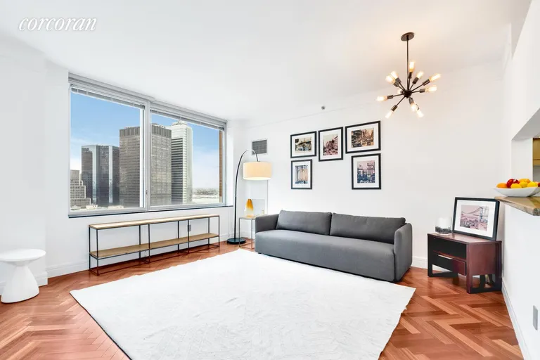 New York City Real Estate | View 10 West Street, 22-D | 1 Bed, 1 Bath | View 1