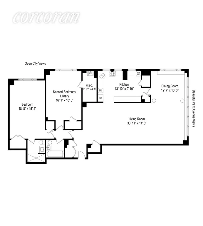 New York City Real Estate | View 799 Park Avenue, 15C | Floor Plan | View 23