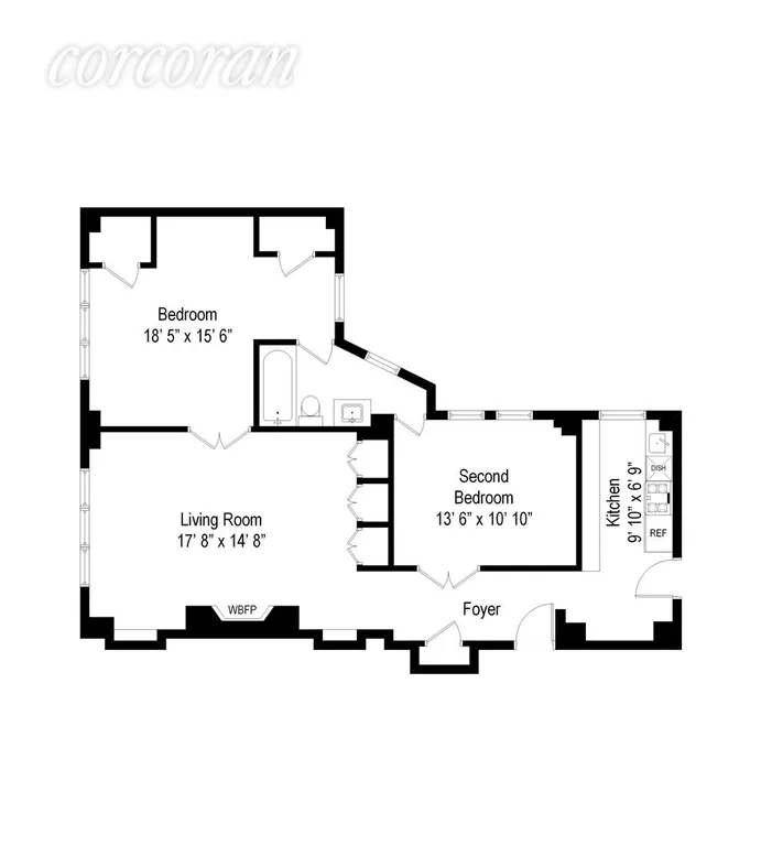 New York City Real Estate | View 125 East 74th Street, 4C | Floor Plan | View 5
