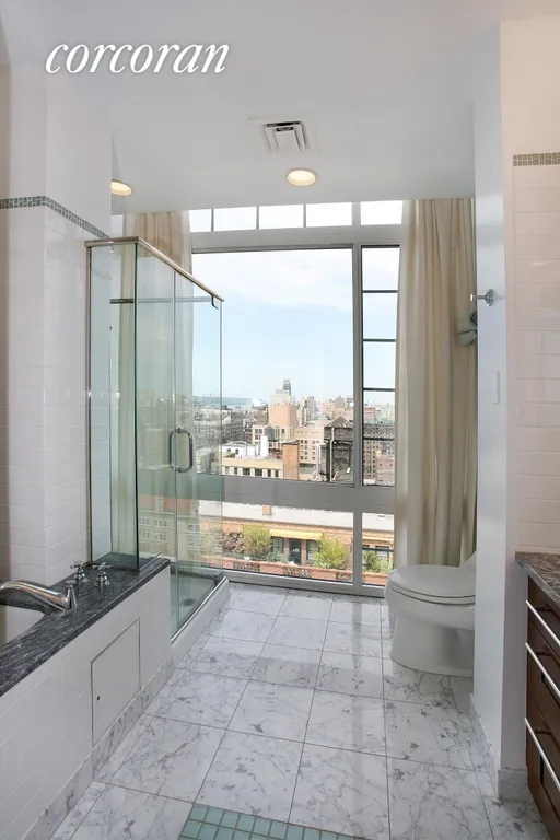 New York City Real Estate | View 272 West 107th Street, 21B | Primary Bathroom | View 10