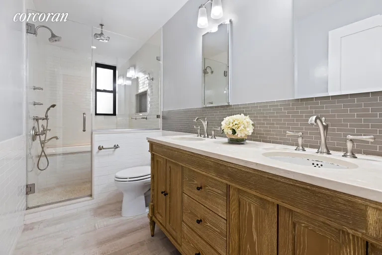 New York City Real Estate | View 125 Eastern Parkway, 5a | Stunning marble bath | View 7