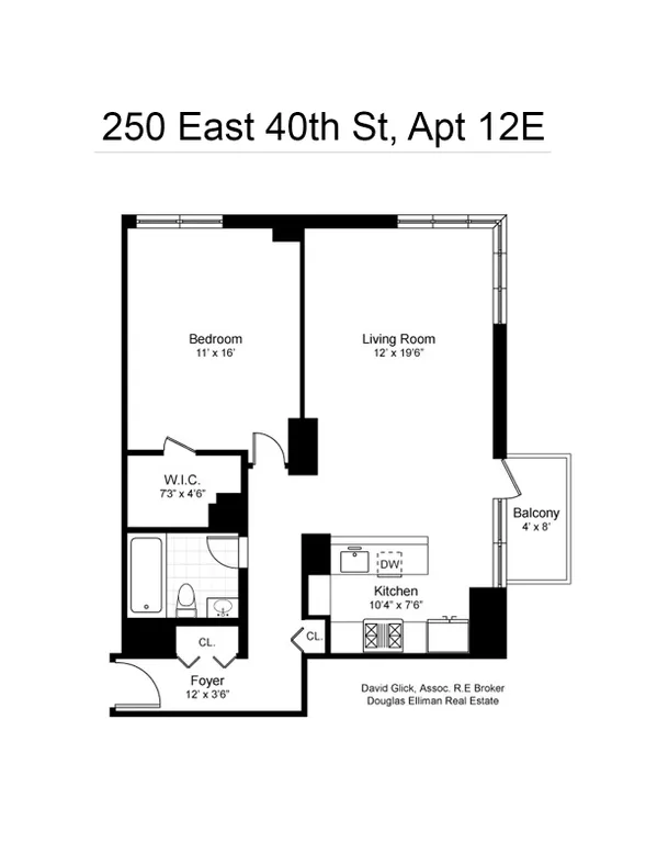 250 East 40th Street, 12E | floorplan | View 4