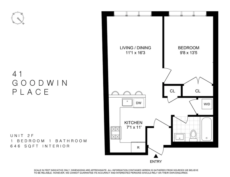 41 Goodwin Place, 2F | floorplan | View 5