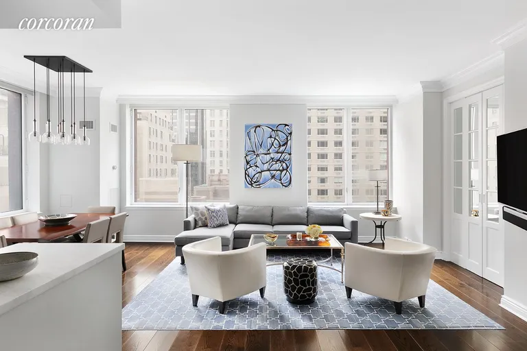 New York City Real Estate | View 15 West 63rd Street, 15A | 3 Beds, 2 Baths | View 1