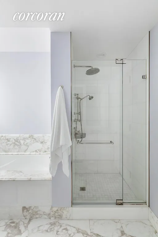 New York City Real Estate | View 15 West 63rd Street, 15A | Primary Bathroom | View 13