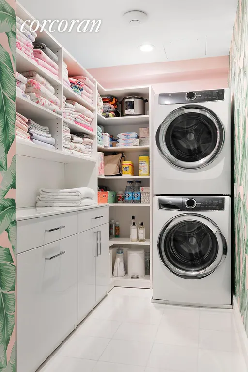 New York City Real Estate | View 15 West 63rd Street, 15A | Custom Laundry Room | View 18