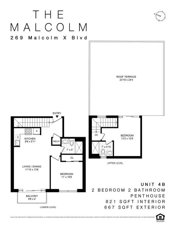 269 Malcolm X Boulevard, 4B | floorplan | View 7