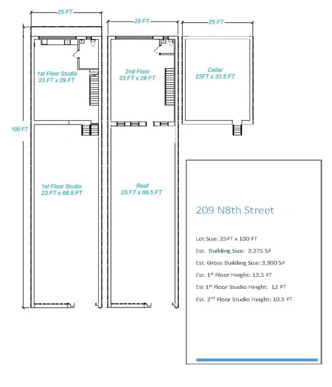 209 North 8th Street | floorplan | View 8