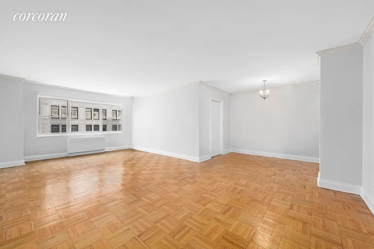 New York City Real Estate | View 70 East 10th Street, 14K | Living/Dining - original photo | View 7