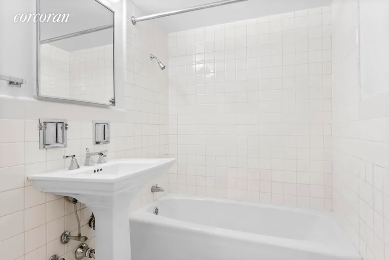 New York City Real Estate | View 70 East 10th Street, 14K | Bathroom - can be expanded! | View 6