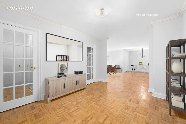New York City Real Estate | View 70 East 10th Street, 14K | XL Entry Foyer with Closets | View 3