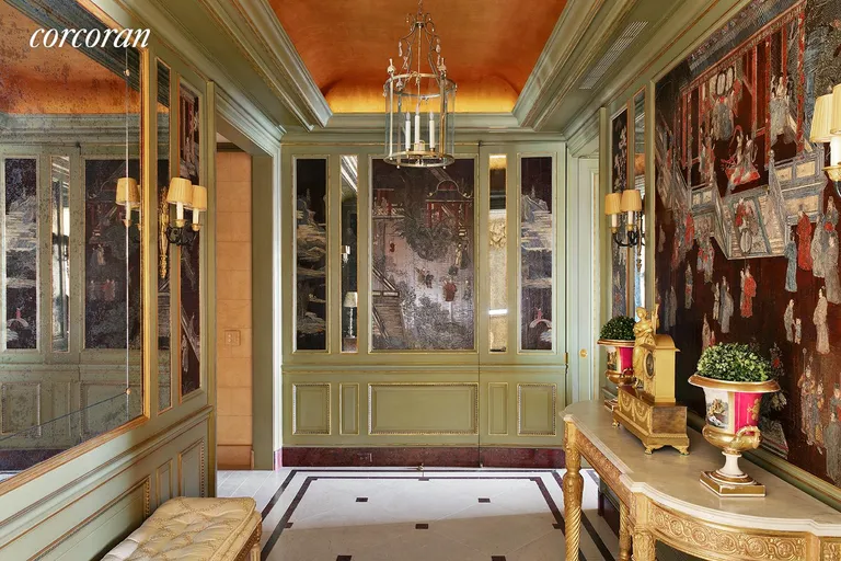 New York City Real Estate | View 795 Fifth Avenue, 3604 | Chinoiserie Paneled Gallery | View 8
