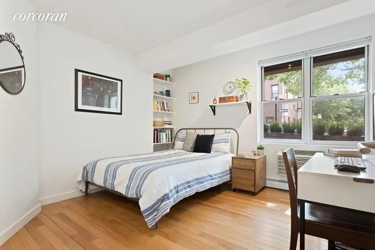 New York City Real Estate | View 317 16th Street, 1B | Spacious upstairs bedroom easily fits a queen | View 5