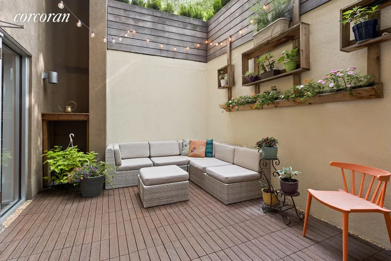 New York City Real Estate | View 317 16th Street, 1B | Private outdoor oasis off the master suite | View 8