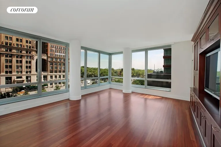 New York City Real Estate | View 30 West Street, 4E | Living Room | View 15