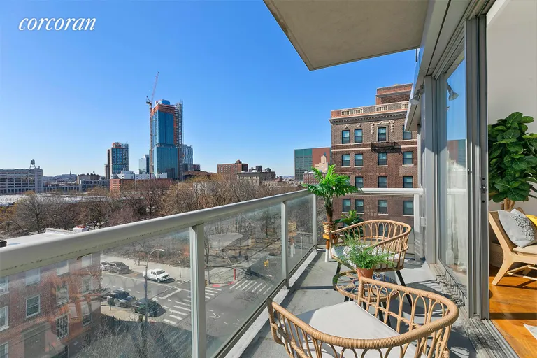 New York City Real Estate | View 383 Carlton Avenue, 6S | Balcony | View 2