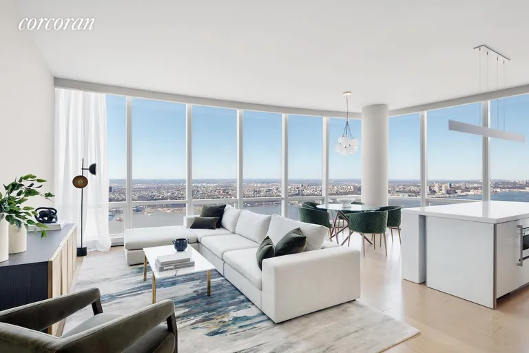 New York City Real Estate | View 15 Hudson Yards, 76D | 2 Beds, 3 Baths | View 1