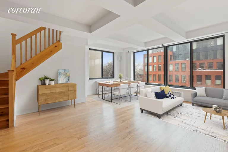 New York City Real Estate | View 457 Atlantic Avenue, 4D | Living Room | View 3