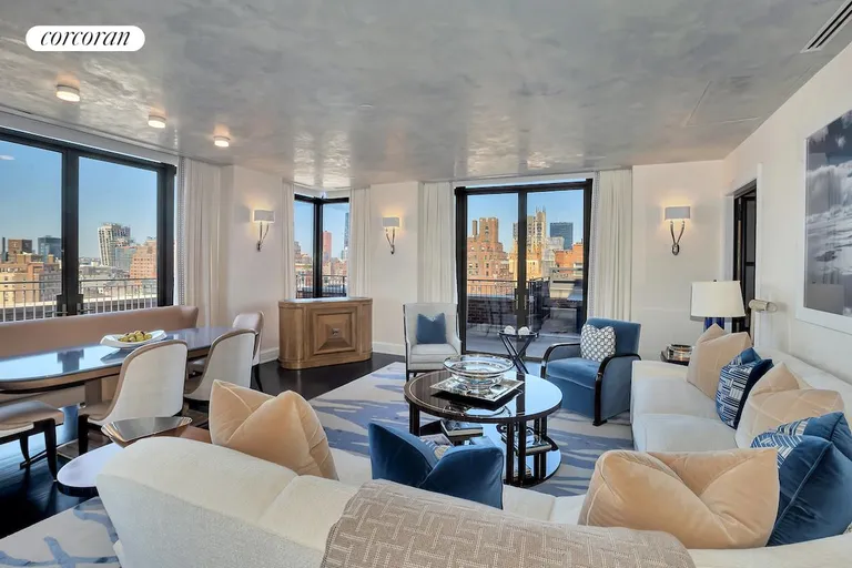 New York City Real Estate | View 155 West 11th Street, PHA | Living Room | View 6