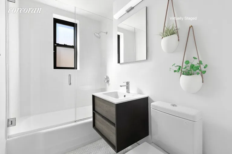 New York City Real Estate | View 165 Christopher Street, 2E | Brand new, windowed bathroom. | View 4
