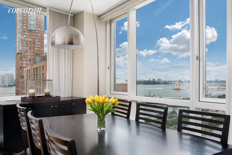 New York City Real Estate | View 200 Chambers Street, 11D | Dining Room | View 2