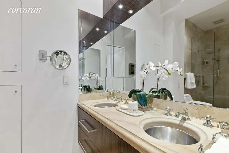 New York City Real Estate | View 21 East 22Nd Street, 4F | Spa Bathroom with Walk-in Shower & Whirlpool Bath | View 5