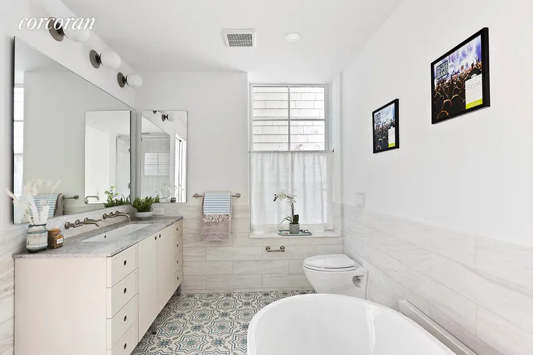 New York City Real Estate | View 155 Noble Street, 1 | Master Bathroom | View 17