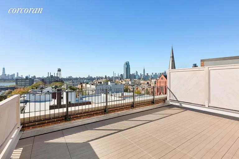 New York City Real Estate | View 155 Noble Street, 1 | Roof Deck | View 2